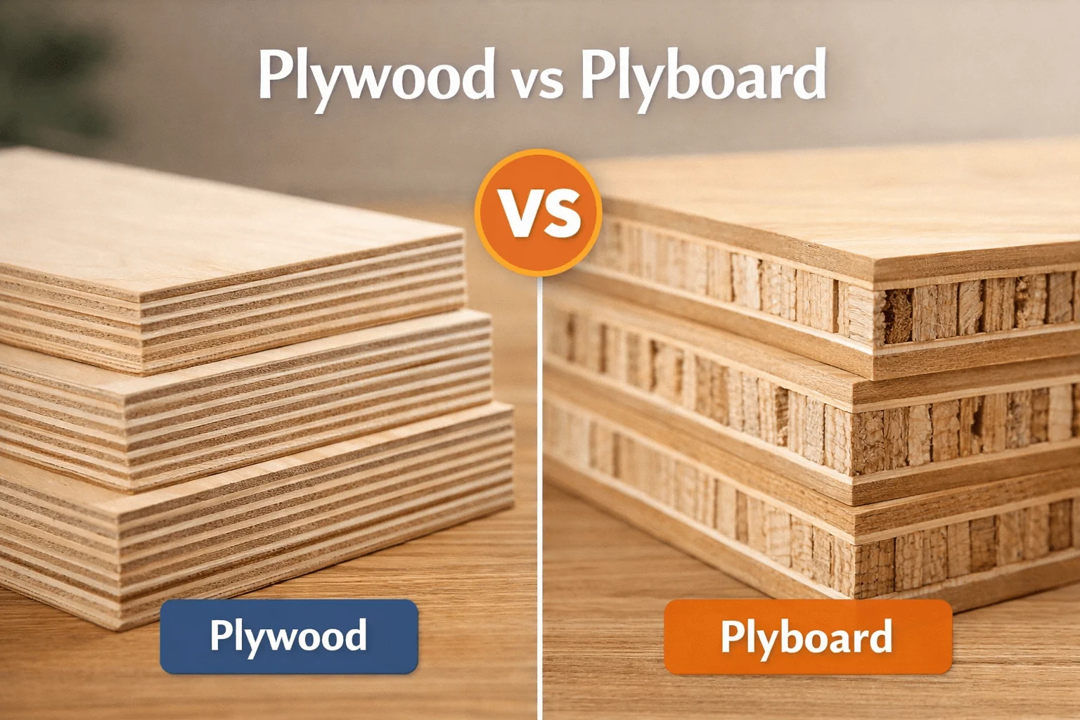 Plywood vs Plyboard: Definitions and Differences